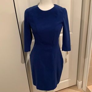 H&M Royal Blue Midi Dress  Size 8